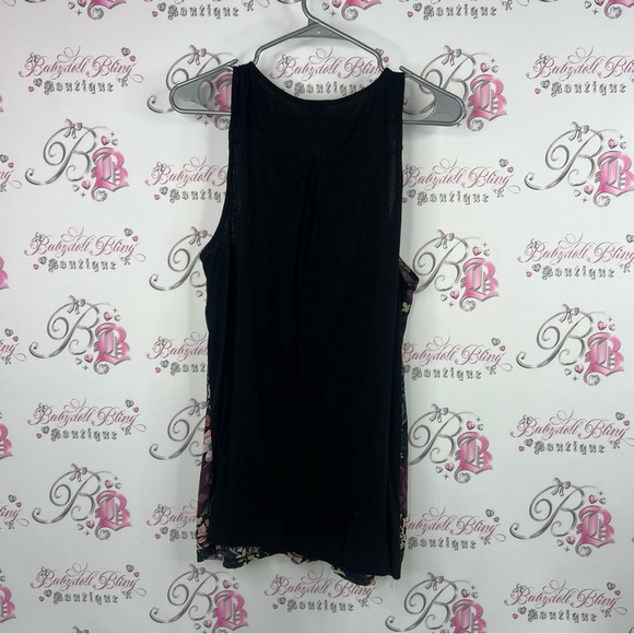 Kismet tank top zipper detail zip up blouse flowers Multicolor Floral Mini Dress - Picture 5 of 6